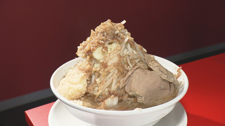 南海放送の紹介ページに掲載された新居浜店のラーメン
